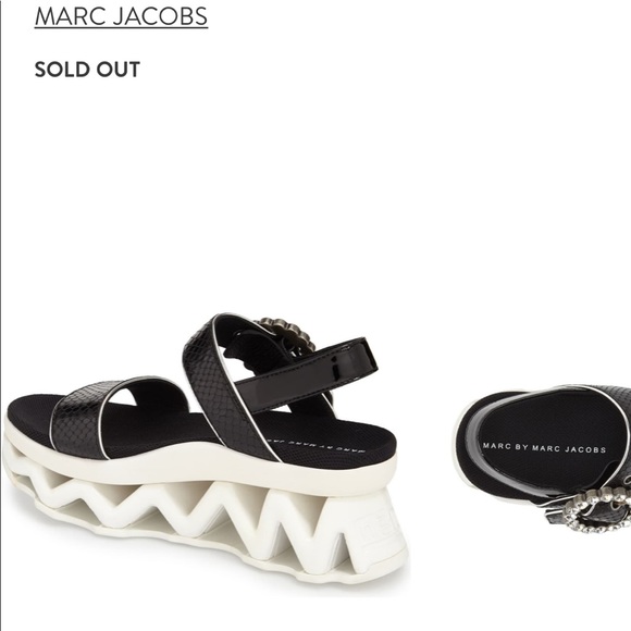 Marc By Marc Jacobs - Ninja Strass Wave Platform Sandals